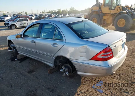 2005 Mercedes-Benz C 230 Kompressor Sport from USA, damaged, VIN WDBRF40J65F630758